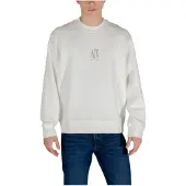 Armani Exchange Sweatshirt taupe / wit
