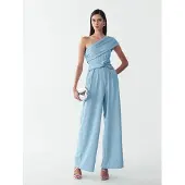 BWLDR Jumpsuit 'Daisie' azuur