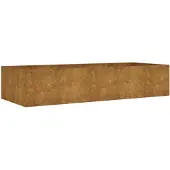 vidaXL verhoogde plantenbak, 200x80x40 cm, cortenstalen uitvoering
