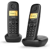 Gigaset Téléphone sans fil A270 Duo Noir