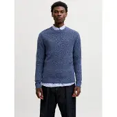 Jack & Jones Trui 'JJERYDER' blauw gemêleerd