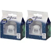 Difrax Fopspeen Dental Glow in the Dark 18 Maanden+ 2x1 St