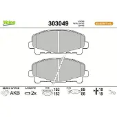 Valeo 303049 Remblokken