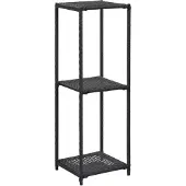 vidaXL Opbergrek 30x30x90 cm poly rattan zwart