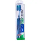 Vitis Compact Medium Toothbrush+whitening Toothpaste 15ml
