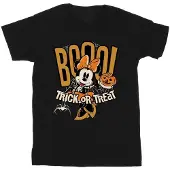Disney Meisjes Boo Trick Or Treat Minnie Mouse Katoenen T-Shirt (Zwart)