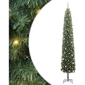 vidaXL Kunstkerstboom Groen 300 cm PVC en Staal en Kunststof