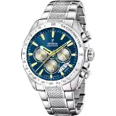 Festina Chronograaf Timeless Chronograph Blue - Gold