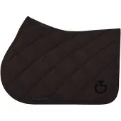 Cavalleria Toscana Diamond Quilted Jersey Zadeldek Jumping Full Espresso
