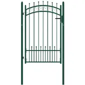 vidaXL Hekpoort EMMEN met stalen pinnen 104x117 cm groen