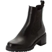 Tamaris chelsea boots van echt rundleer