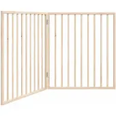 vidaXL Hondenhek opvouwbaar 2 panelen 160 cm populierenhout