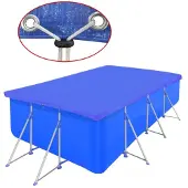 vidaXL Zwembadafdekking, PE, rechthoekig, 90 g/m², 540x270 cm
