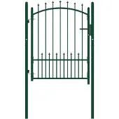 vidaXL Hekpoort EMMEN met stalen pinnen 104x109,5 cm groen