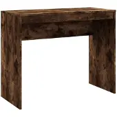 vidaXL Bureau 90x40x72 cm bewerkt hout gerookt eikenkleurig