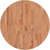 vidaXL Tafelblad rond Ø80x2,5 cm massief beukenhout