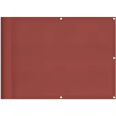 vidaXL Balkonscherm Terracotta 75x1000 cm 100% Polyester Oxford
