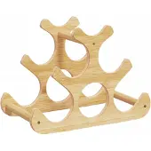 vidaXL Wijnrek voor 6 flessen 35x18x25,5 cm bamboe
