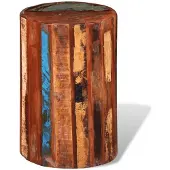 vidaXL Kruk massief gerecycled hout