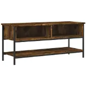 vidaXL Tv-meubel 100x35x45 cm bewerkt hout gerookt eikenkleurig