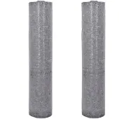 vidaXL Antislip verfdoek, 2 stuks, 25 m², 220 g/m², grijs