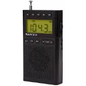 Sanyo Portable Digitale Radio Sanyo Zwart AM/FM