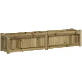vidaXL Plantenbak 150x31x31 cm geïmpregneerd grenenhout