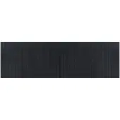 vidaXL Vloerkleed rechthoekig 60x200 cm bamboe zwart