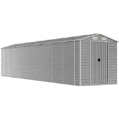 vidaXL Tuinhuis, lichtgrijs, 191x895x198 cm, verzinkt staal