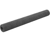 vidaXL Stalen draadhek met PVC-coating, 25x1,2 meter, grijs