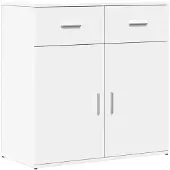 vidaXL Dressoir 79x38x80 cm bewerkt hout wit