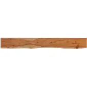 vidaXL Wandschap rechthoekig natuurlijke rand 160x20x3,8 cm acaciahout