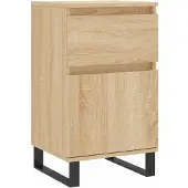 vidaXL Dressoir 40x35x70 cm bewerkt hout sonoma eikenkleurig