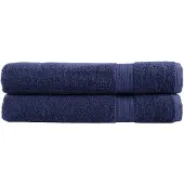 vidaXL Handdoeken SOLUND 2 st 600 g/m² 100x200 cm marineblauw