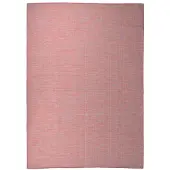 vidaXL Buitenkleed platgeweven 140x200 cm rood