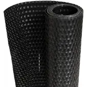 vidaXL Balkonscherm 500x90 cm poly rattan zwart