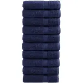 vidaXL Badhanddoeken SOLUND 10 st 600 g/m² 70x140 cm marineblauw