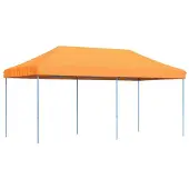 vidaXL Partytent, opvouwbaar, pop-up, oranje, 580x292x315 cm