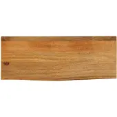 vidaXL Tafelblad met natuurlijke rand 90x30x2,5 cm massief mangohout