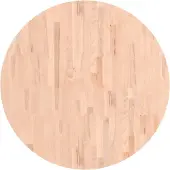 vidaXL Tafelblad rond Ø90x4 cm massief beukenhout