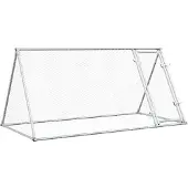 vidaXL Kippenren, zilverkleurig, 200x105x91 cm, verzinkt staal