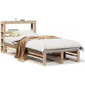 vidaXL Bedframe zonder matras massief grenenhout 90x190 cm