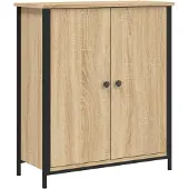 vidaXL Dressoir Sonoma-eikenhout, 70x30x80 cm, houtvezel
