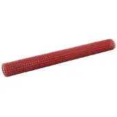 vidaXL Stalen draadhek met PVC-coating, 25x1,5 meter, rood