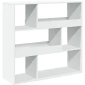 vidaXL Kamerscherm 100x33x94,5 cm bewerkt hout wit