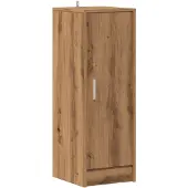 vidaXL Schoenenkast 32x35x92 cm bewerkt hout artisanaal eikenkleur