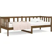 vidaXL Slaapbank 80x200 cm massief grenenhout honingbruin