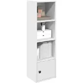 vidaXL Boekenkast 31x24x102 cm bewerkt hout wit