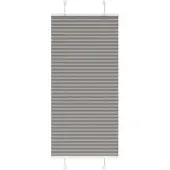 vidaXL Plissé rolgordijn 55x150 cm stofbreedte 54,4 cm antraciet