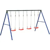vidaXL Schommelset met 4 schommelzitjes